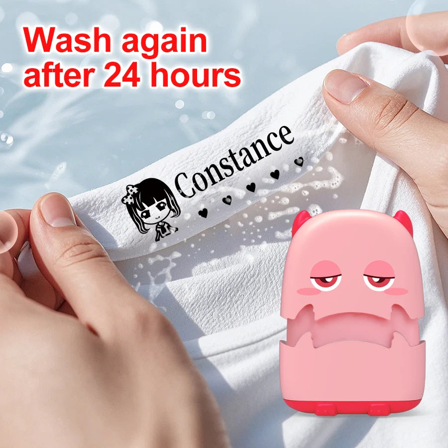 Tampon textile personnalisable