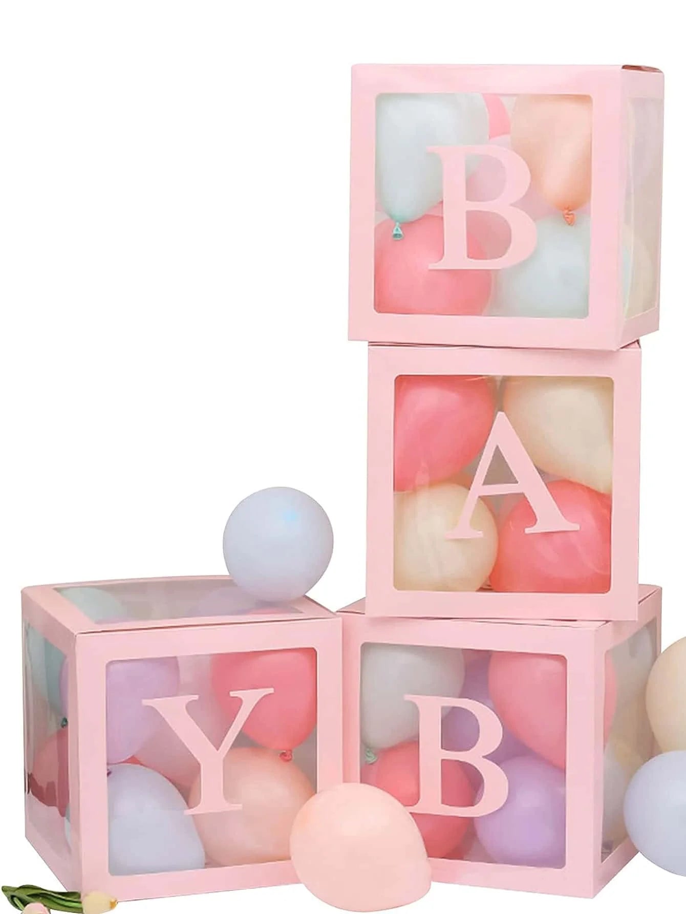 4 cubes à ballons BABY